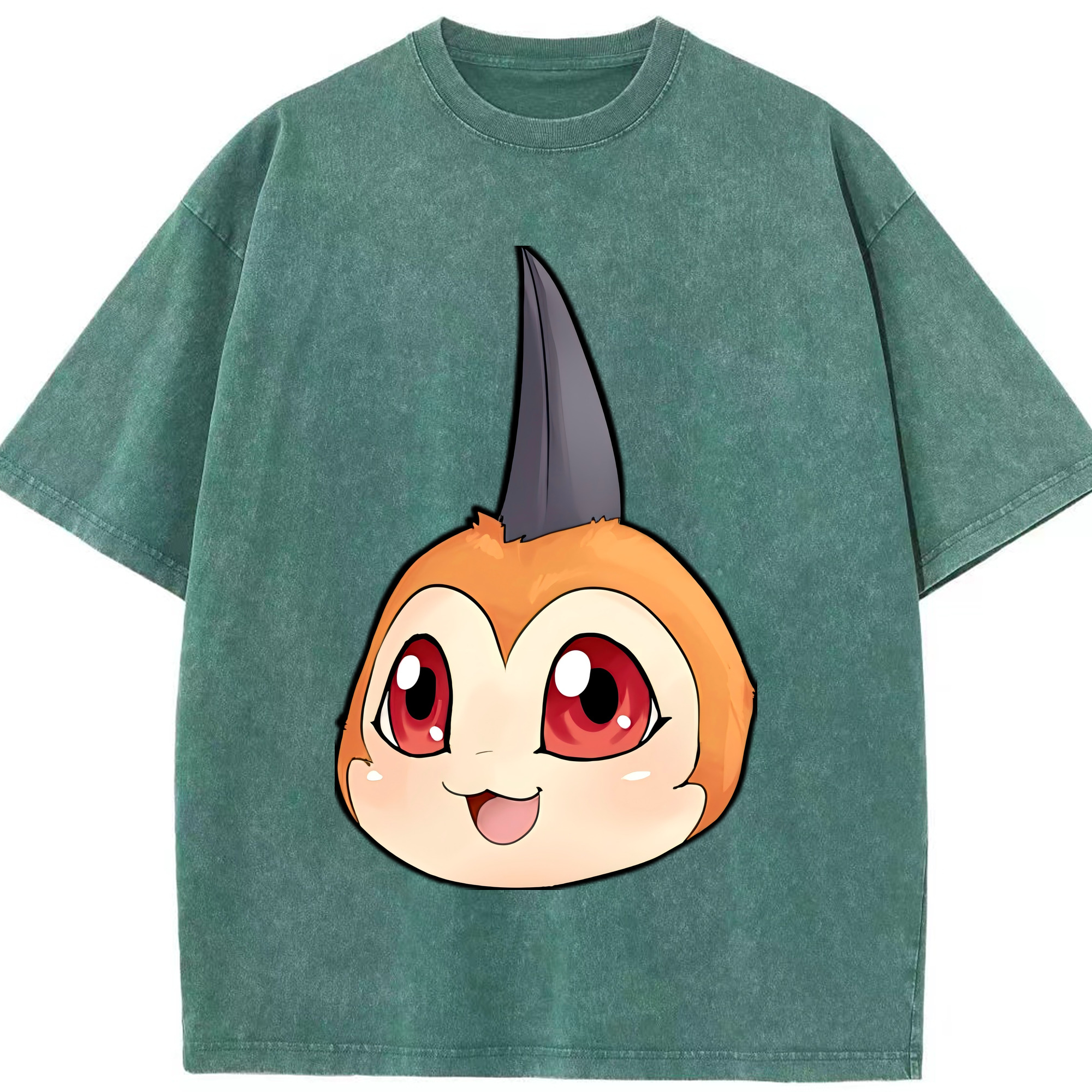 （画像用） Digimon デジタルモンスター/デジモン 綿100% ヴィンテージ風 半袖Tシャツ（フロントプリント）